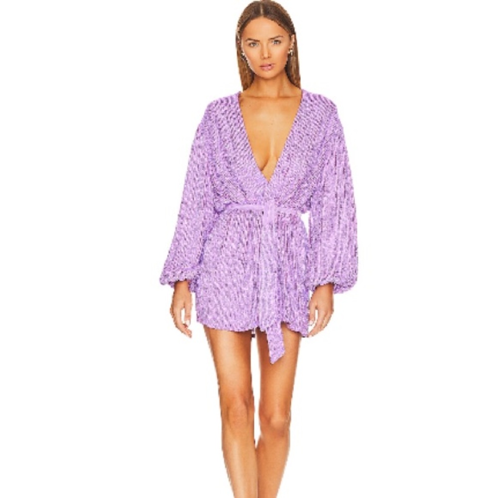 Retrofete Iridescent Lavender Robe